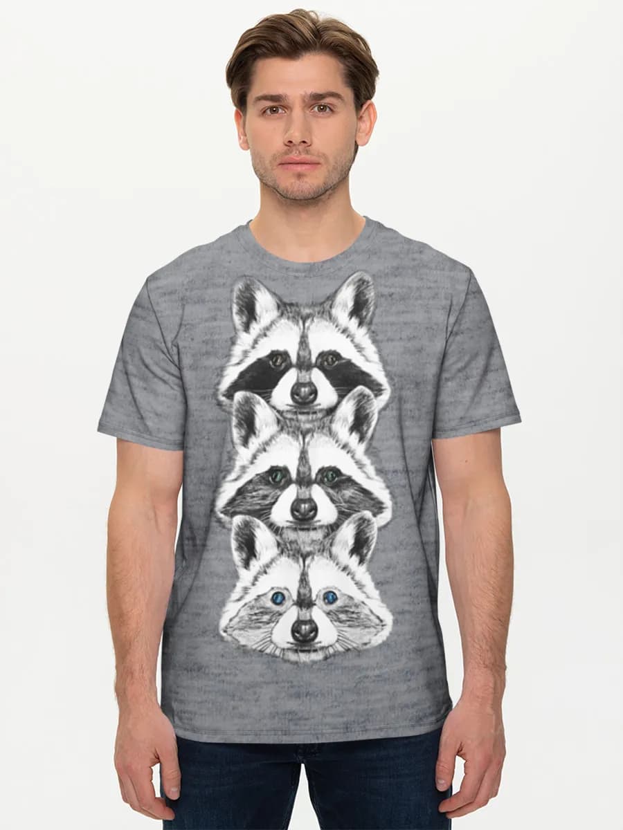Men's basic cotton T-shirt