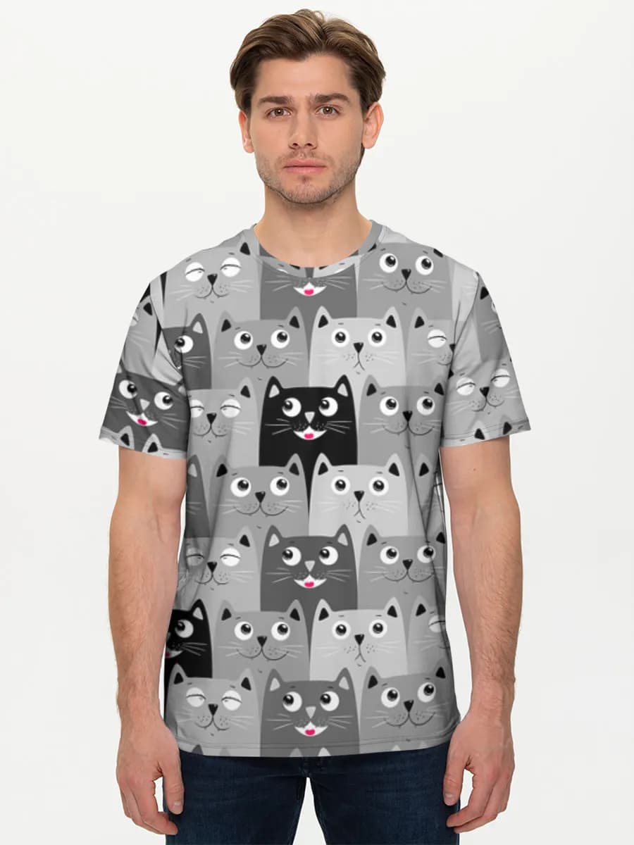 Men's basic cotton T-shirt