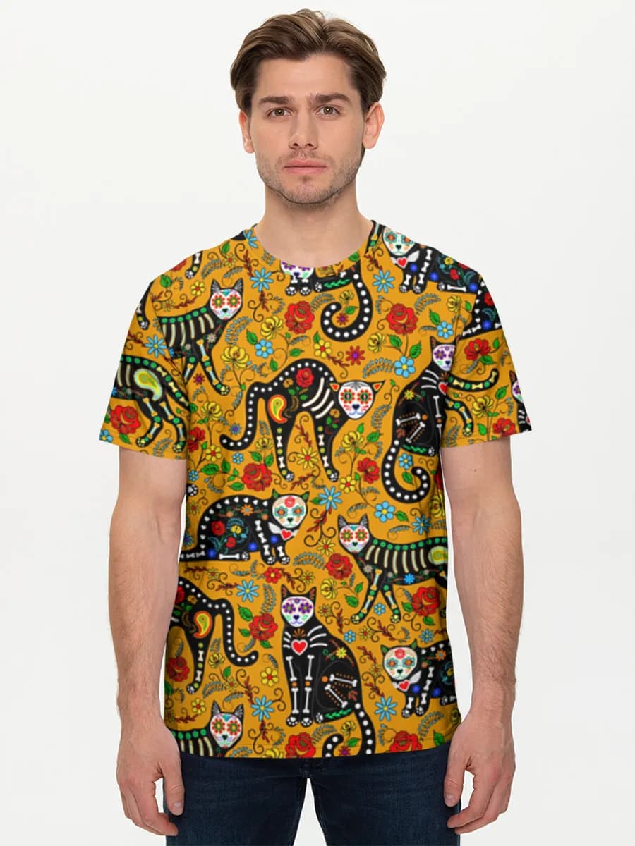 メンズ ベーシック コットンTシャツ