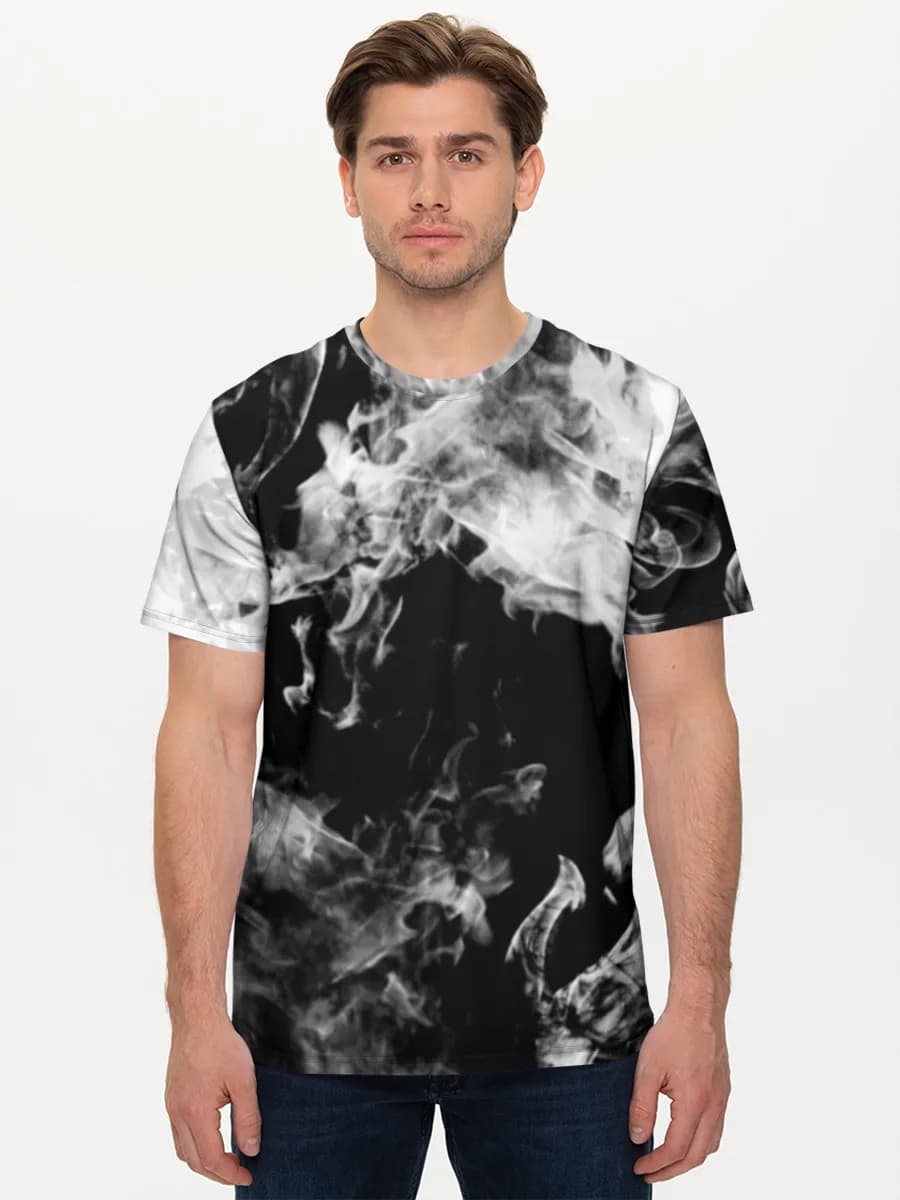 Camiseta básica de algodón para hombre