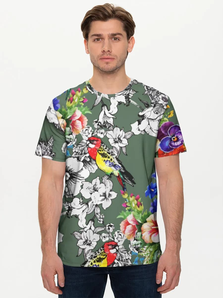 Men's basic cotton T-shirt