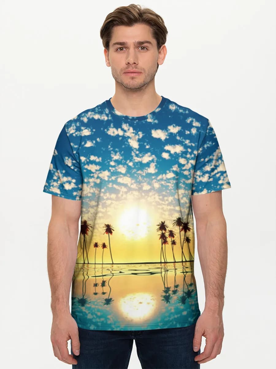 Men's basic cotton T-shirt
