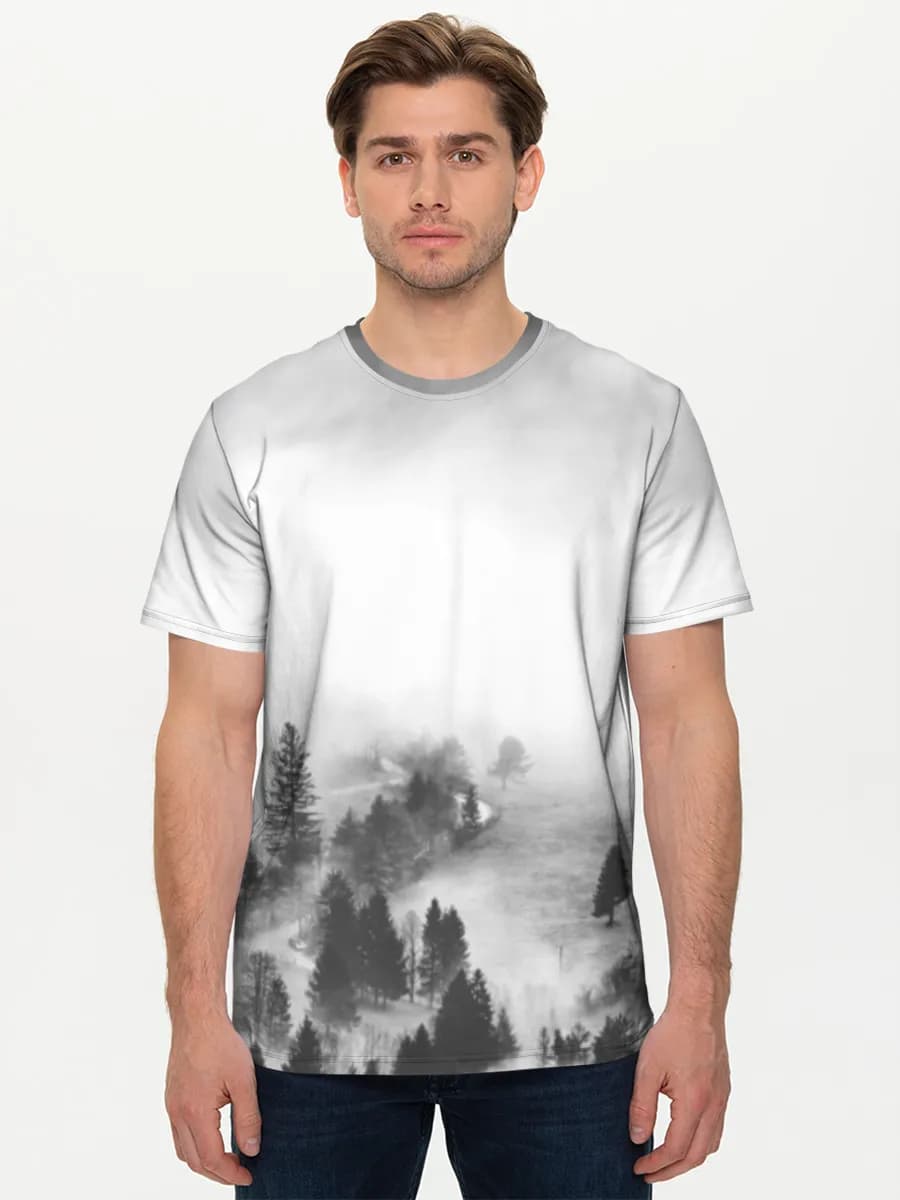 Men's basic cotton T-shirt
