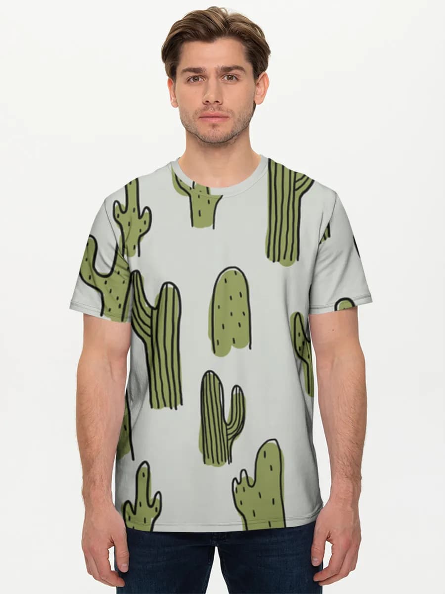 Herren Basic Baumwoll T-Shirt