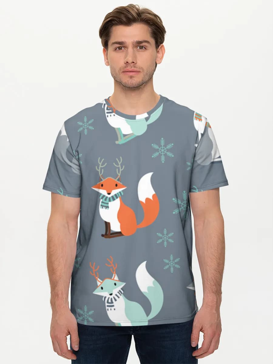 Men's basic cotton T-shirt
