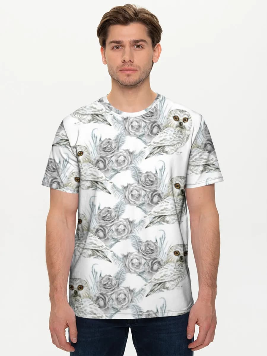 Men's basic cotton T-shirt