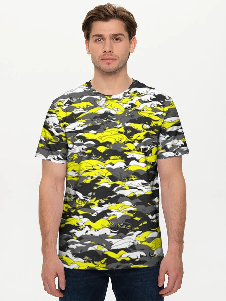Camiseta básica de algodón para hombre