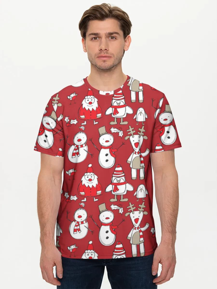 Men's basic cotton T-shirt