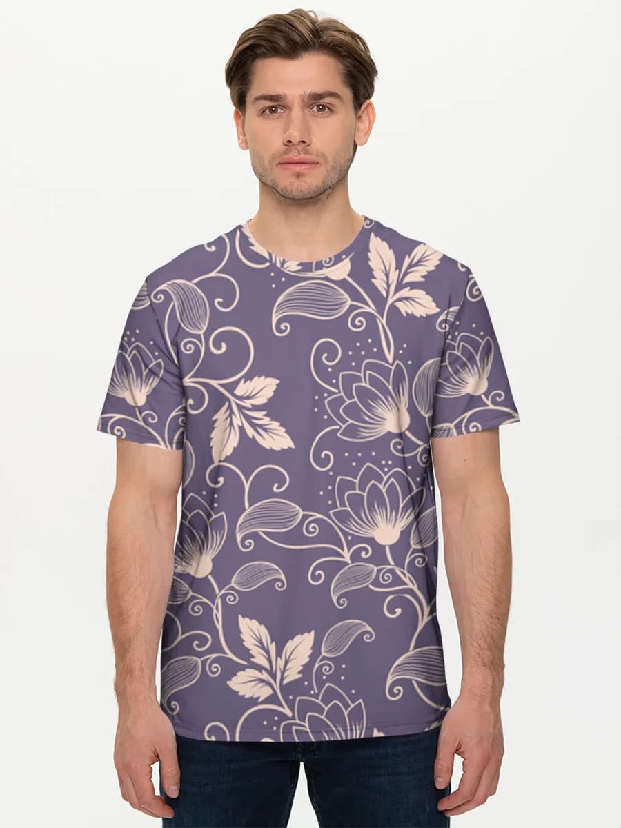 Men's basic cotton T-shirt