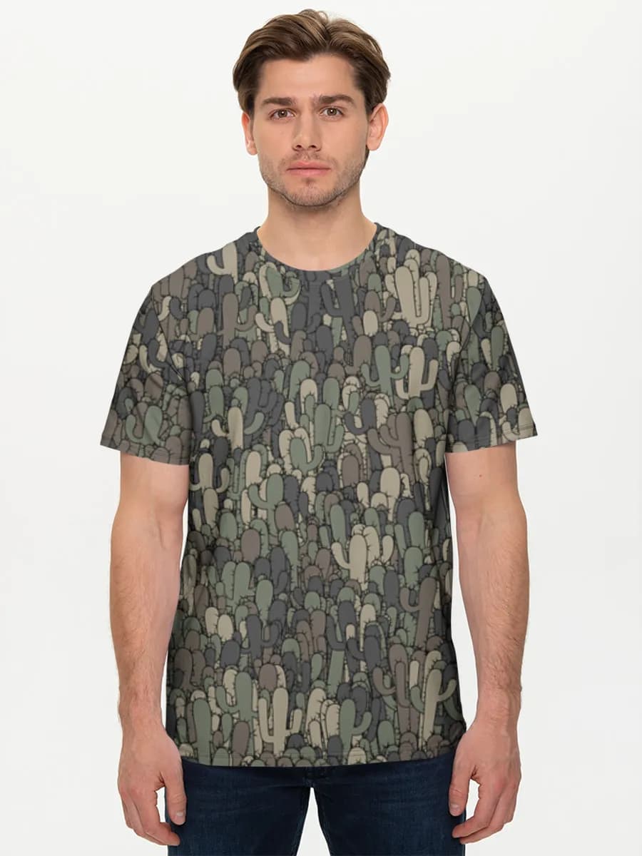 Camiseta básica de algodón para hombre