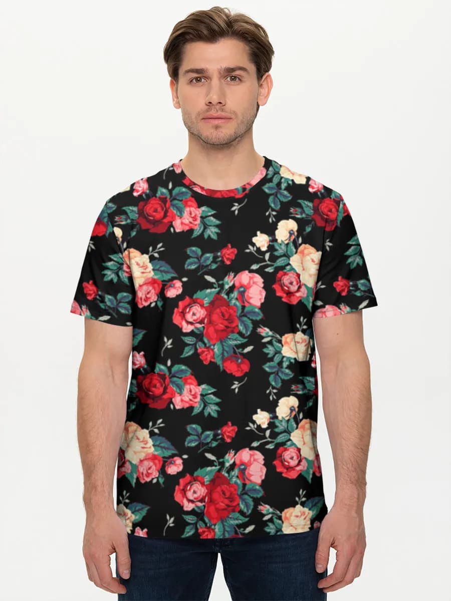 Herren Basic Baumwoll T-Shirt