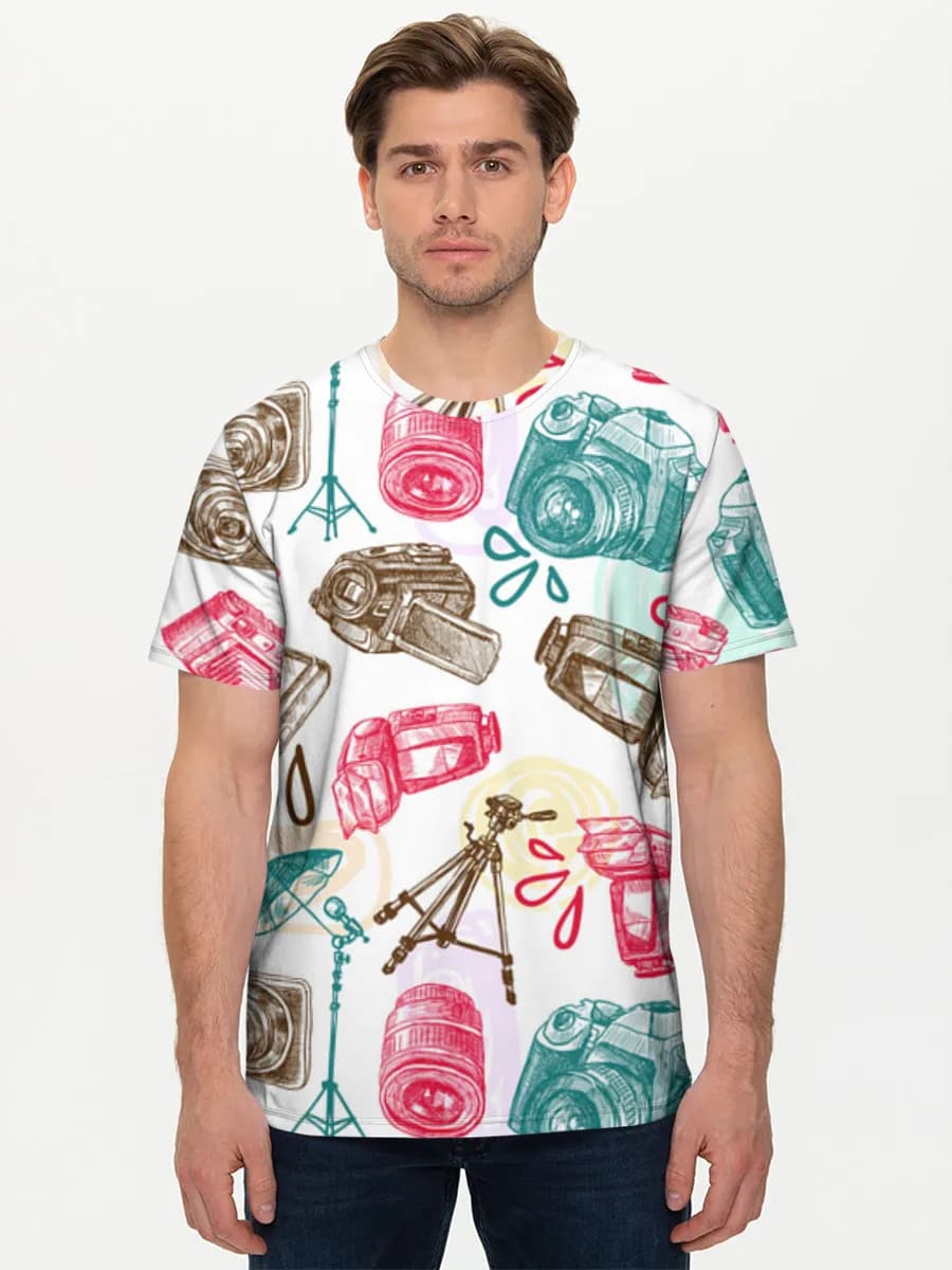 Men's basic cotton T-shirt