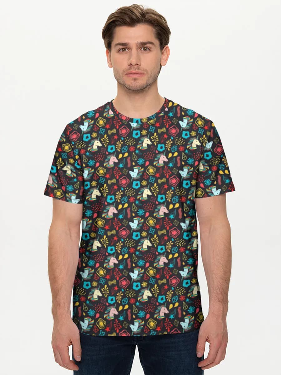Men's basic cotton T-shirt
