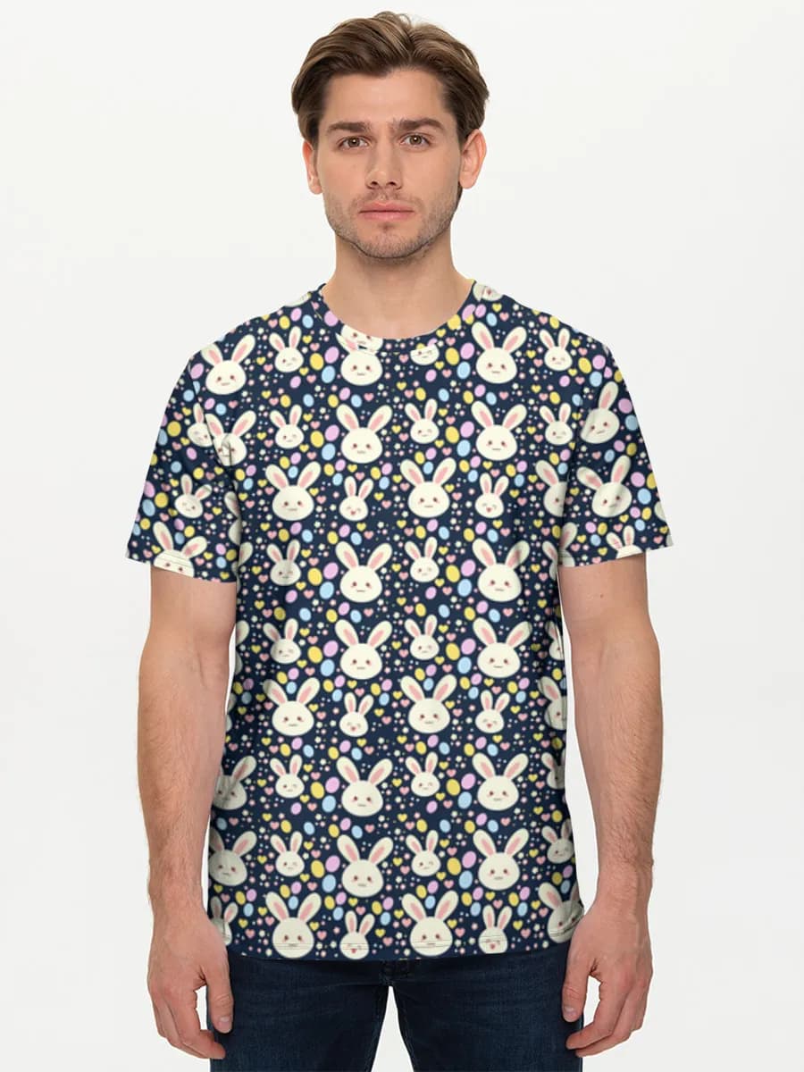 Men's basic cotton T-shirt