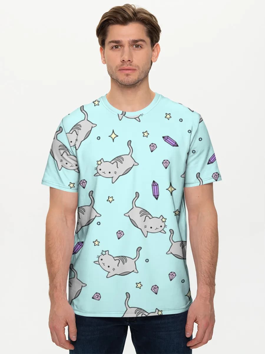 Men's basic cotton T-shirt
