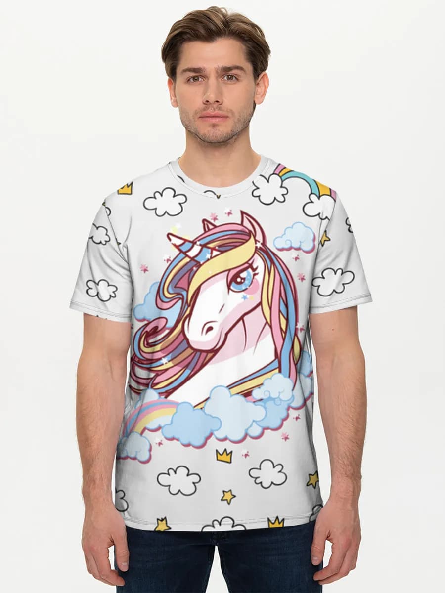 Men's basic cotton T-shirt