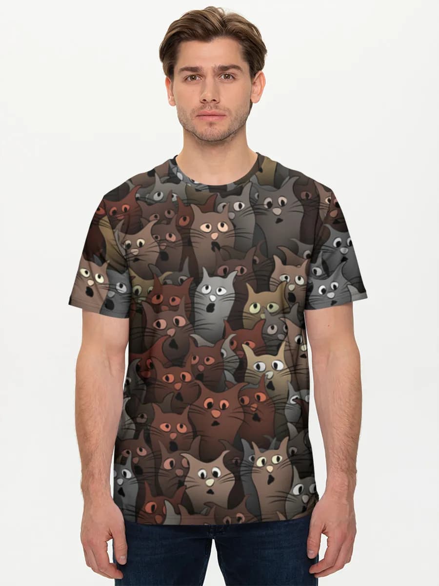Men's basic cotton T-shirt