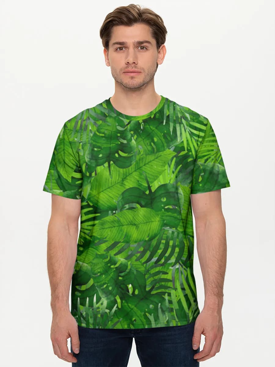 Herren Basic Baumwoll T-Shirt