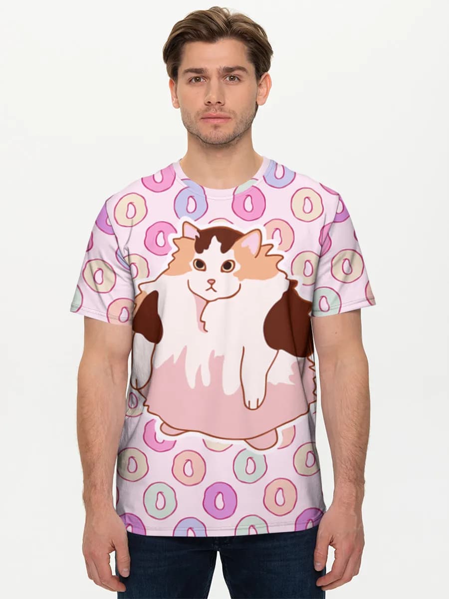 Camiseta básica de algodón para hombre