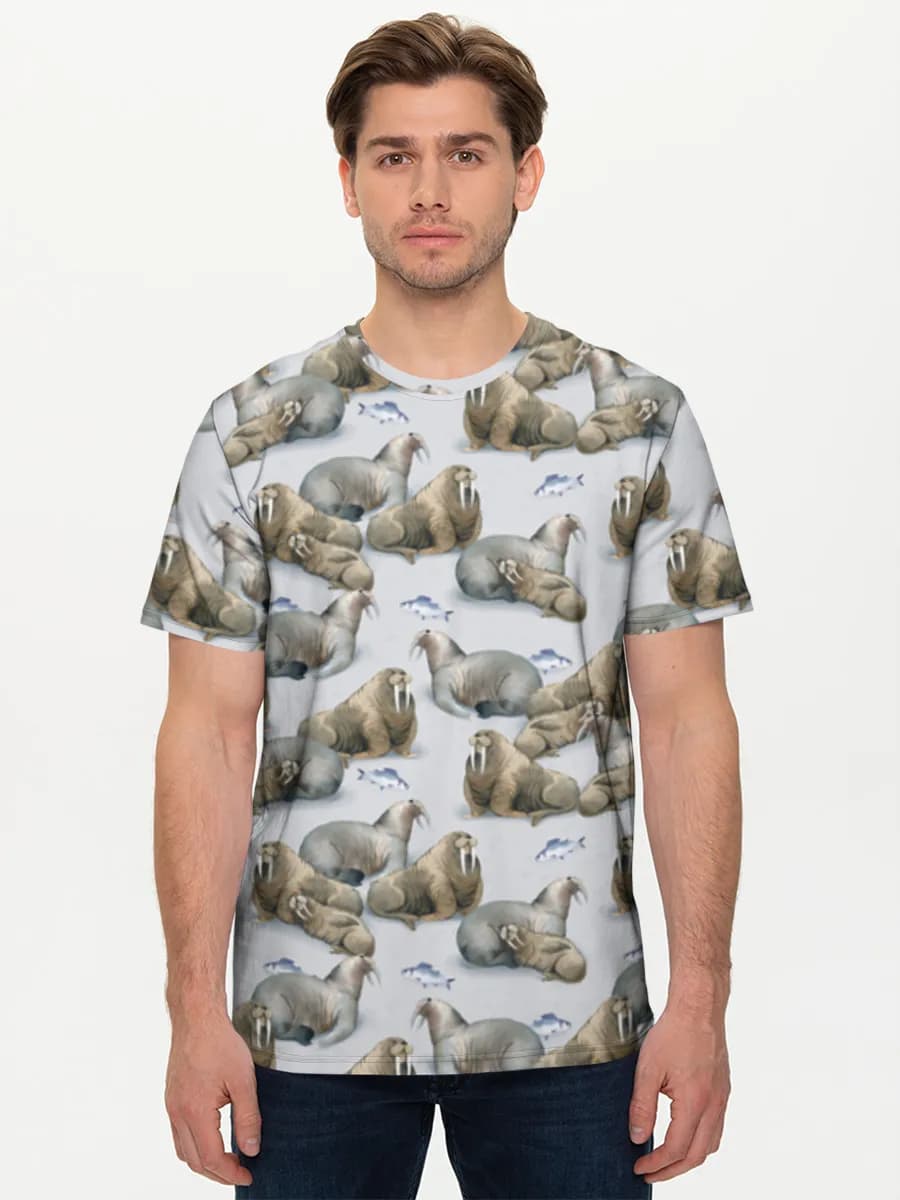 Men's basic cotton T-shirt