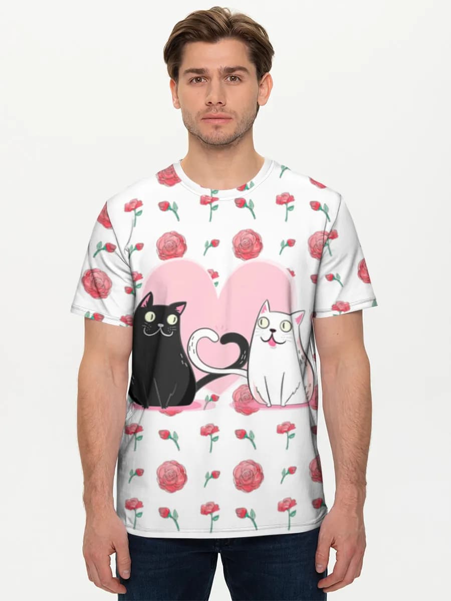 Men's basic cotton T-shirt
