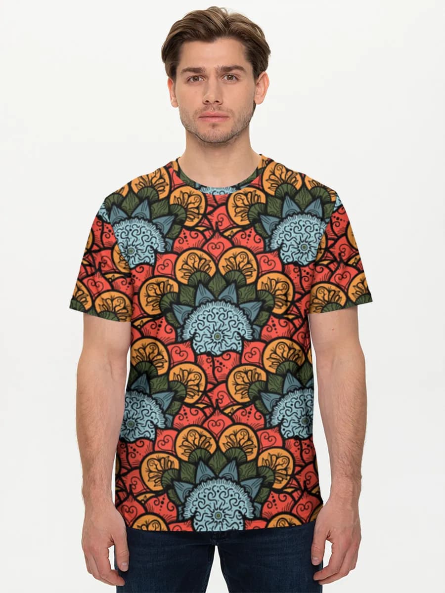 Men's basic cotton T-shirt