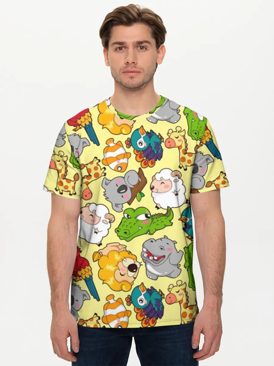 Men's basic cotton T-shirt