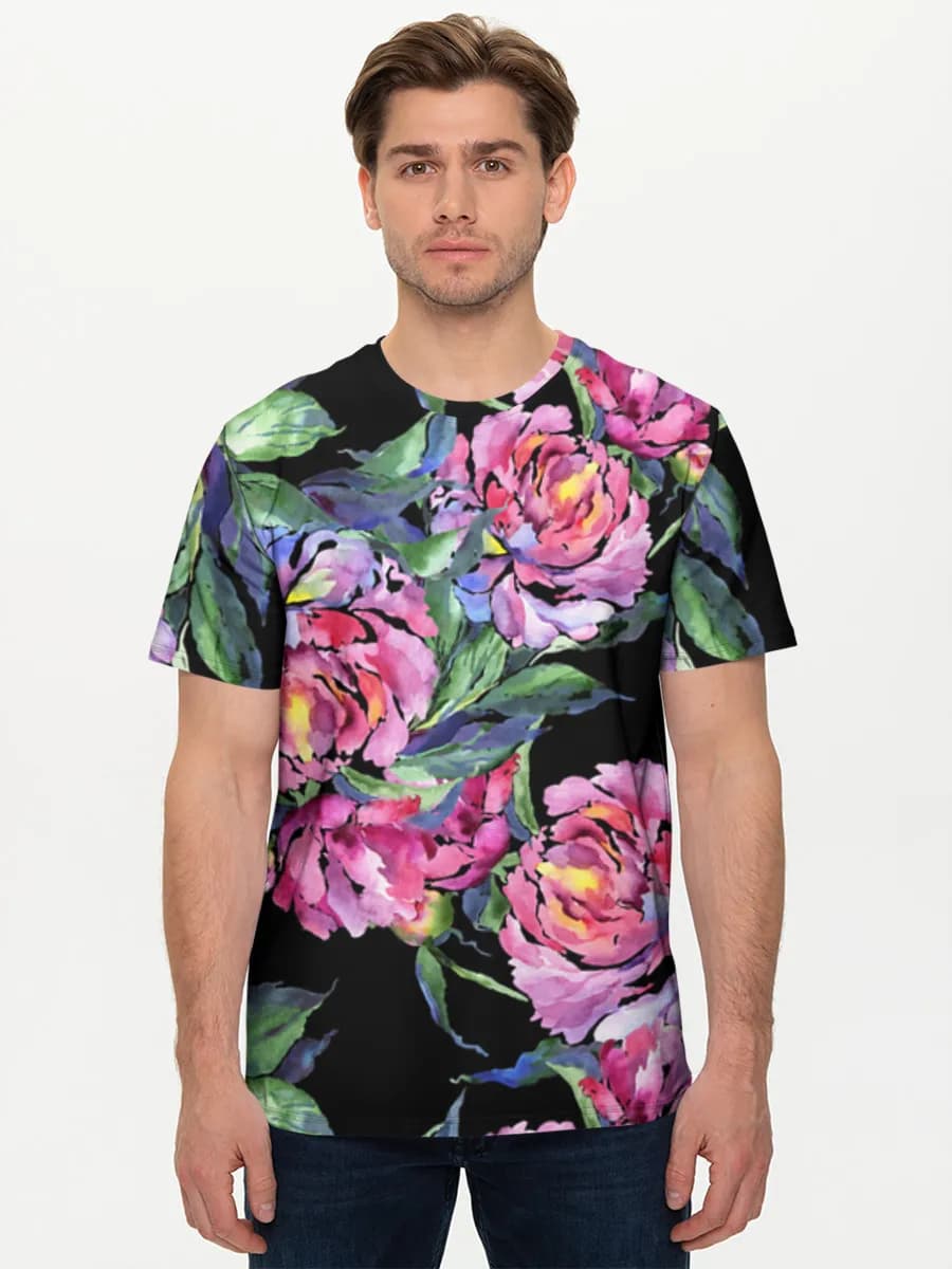 Herren Basic Baumwoll T-Shirt