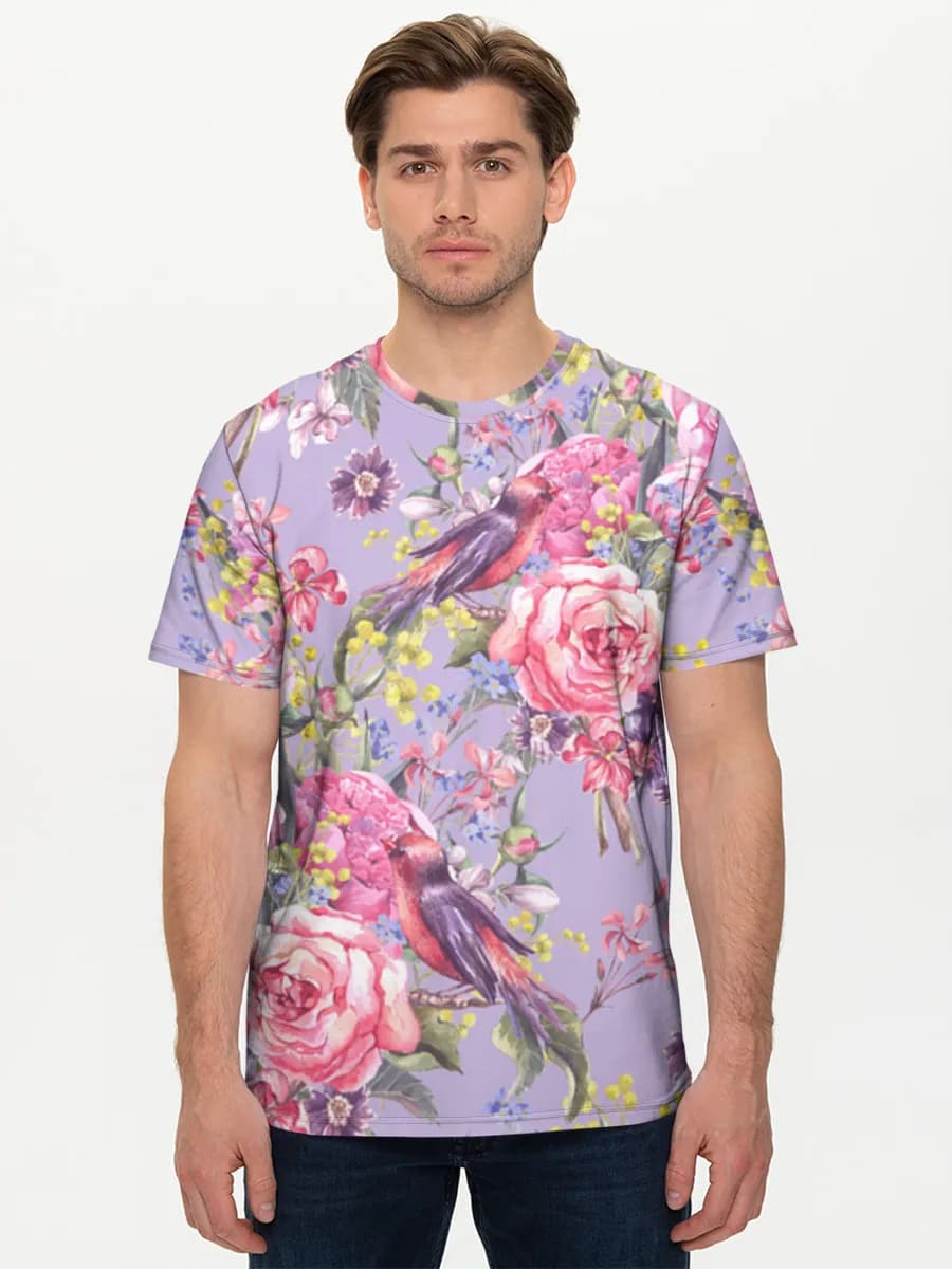 メンズ ベーシック コットンTシャツ