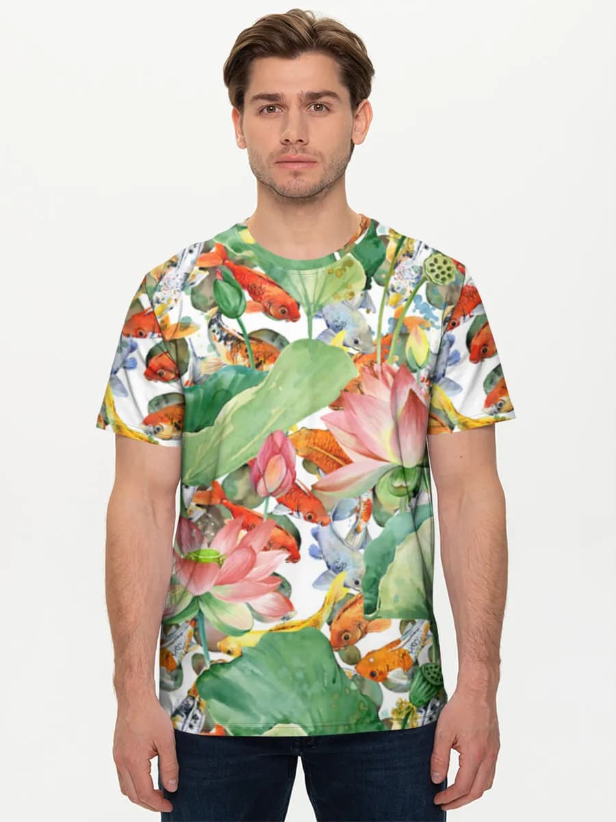 Men's basic cotton T-shirt