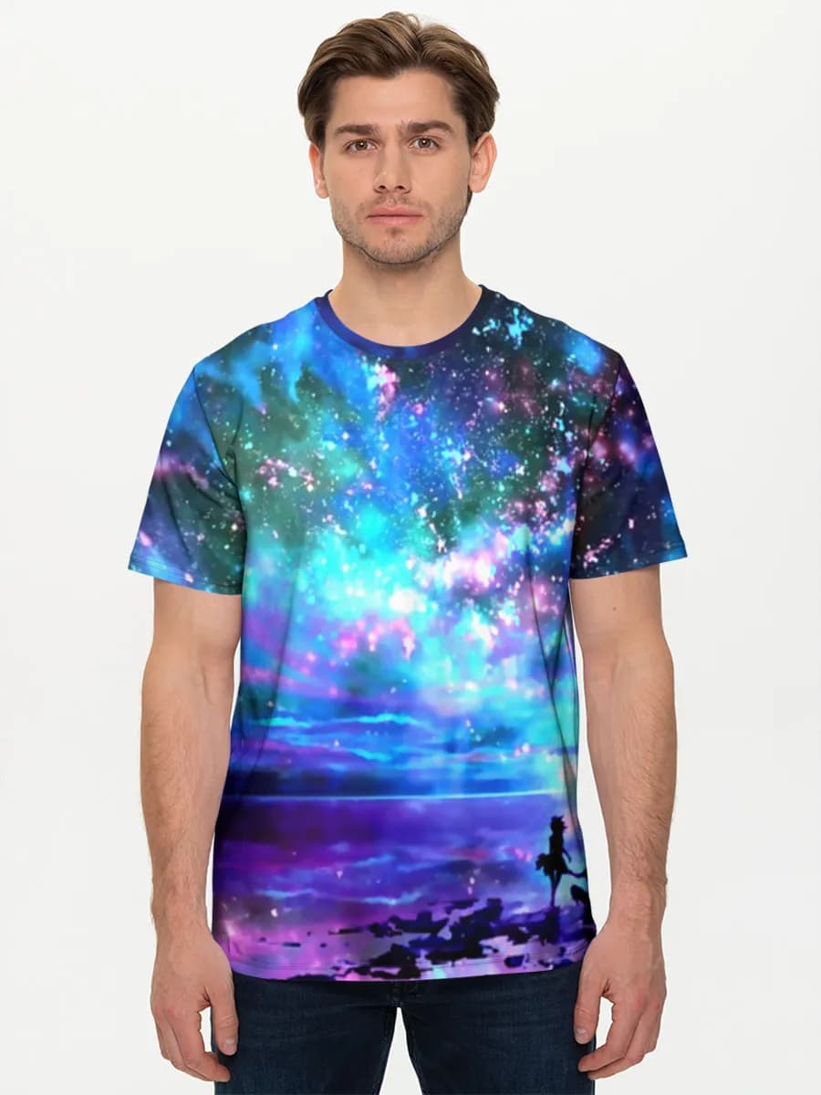 Men's basic cotton T-shirt