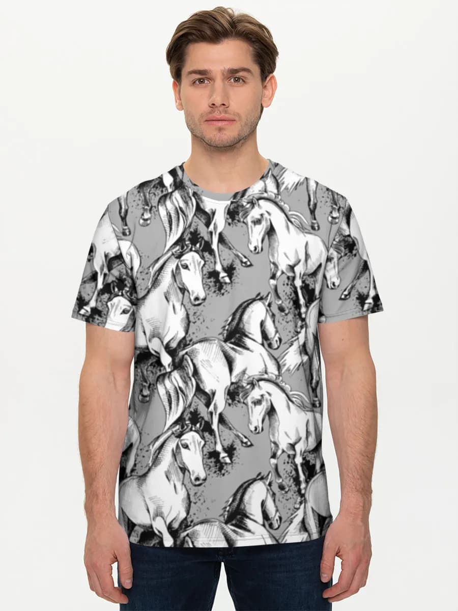 Herren Basic Baumwoll T-Shirt