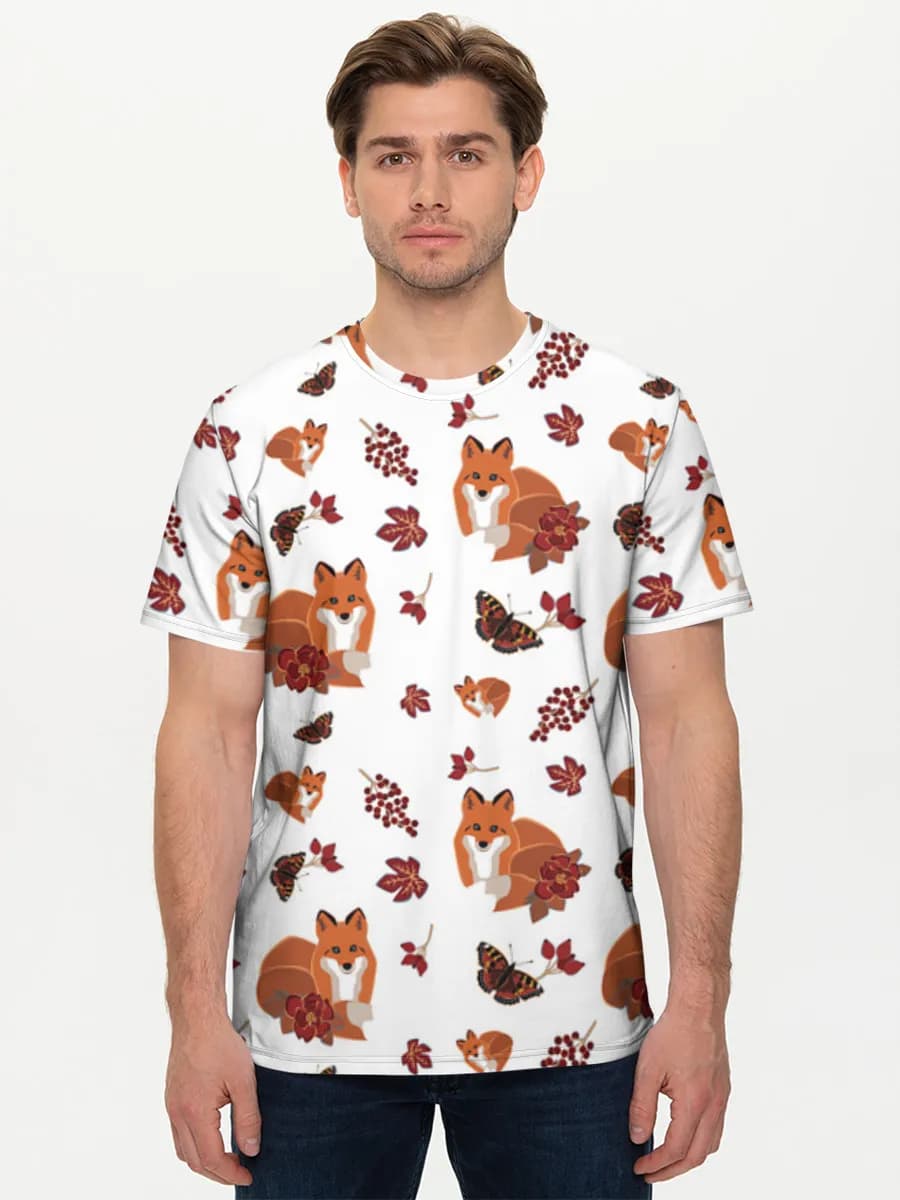 Camiseta básica de algodón para hombre