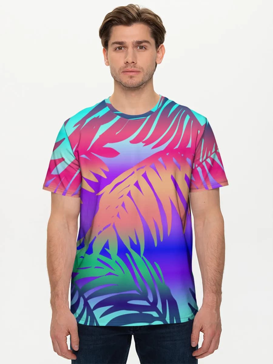 Men's basic cotton T-shirt