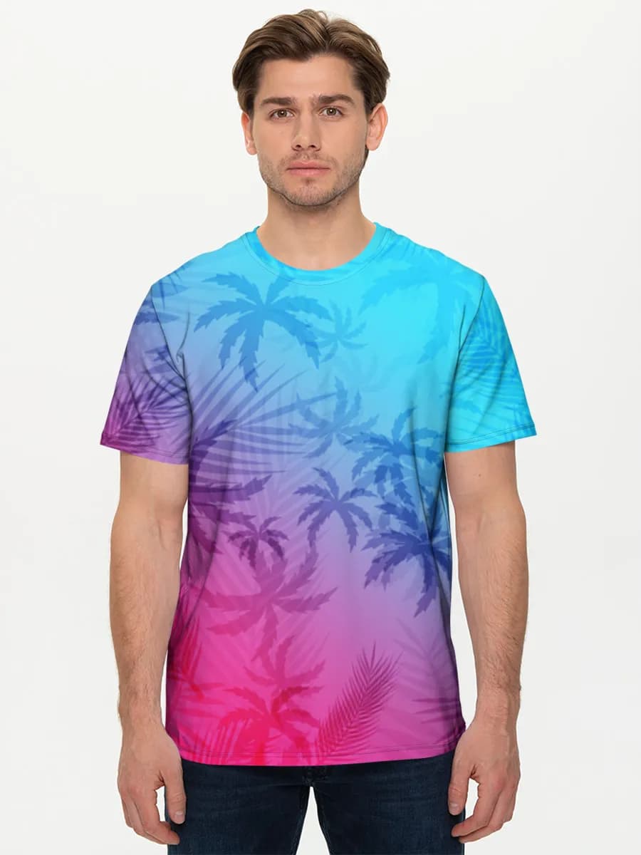 Men's basic cotton T-shirt