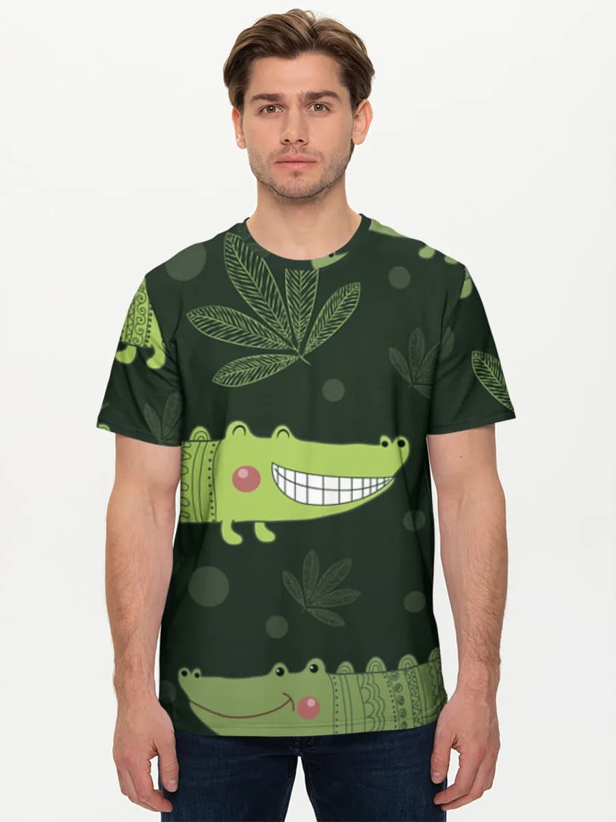 Men's basic cotton T-shirt