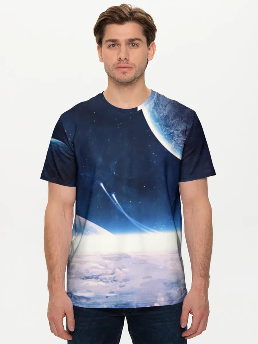 Men's basic cotton T-shirt