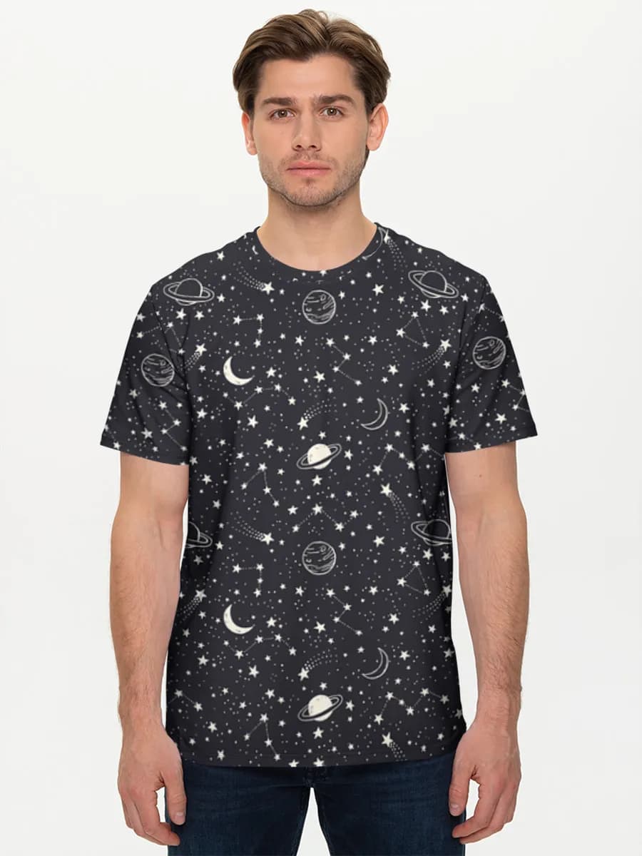 Men's basic cotton T-shirt