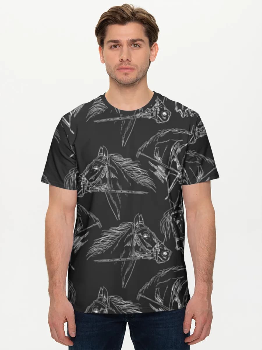 Men's basic cotton T-shirt