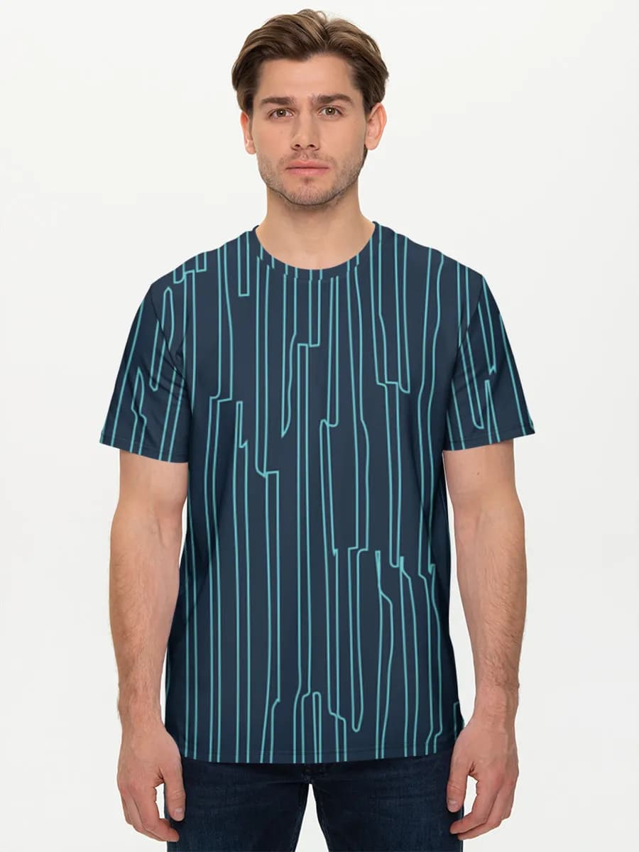 Herren Basic Baumwoll T-Shirt