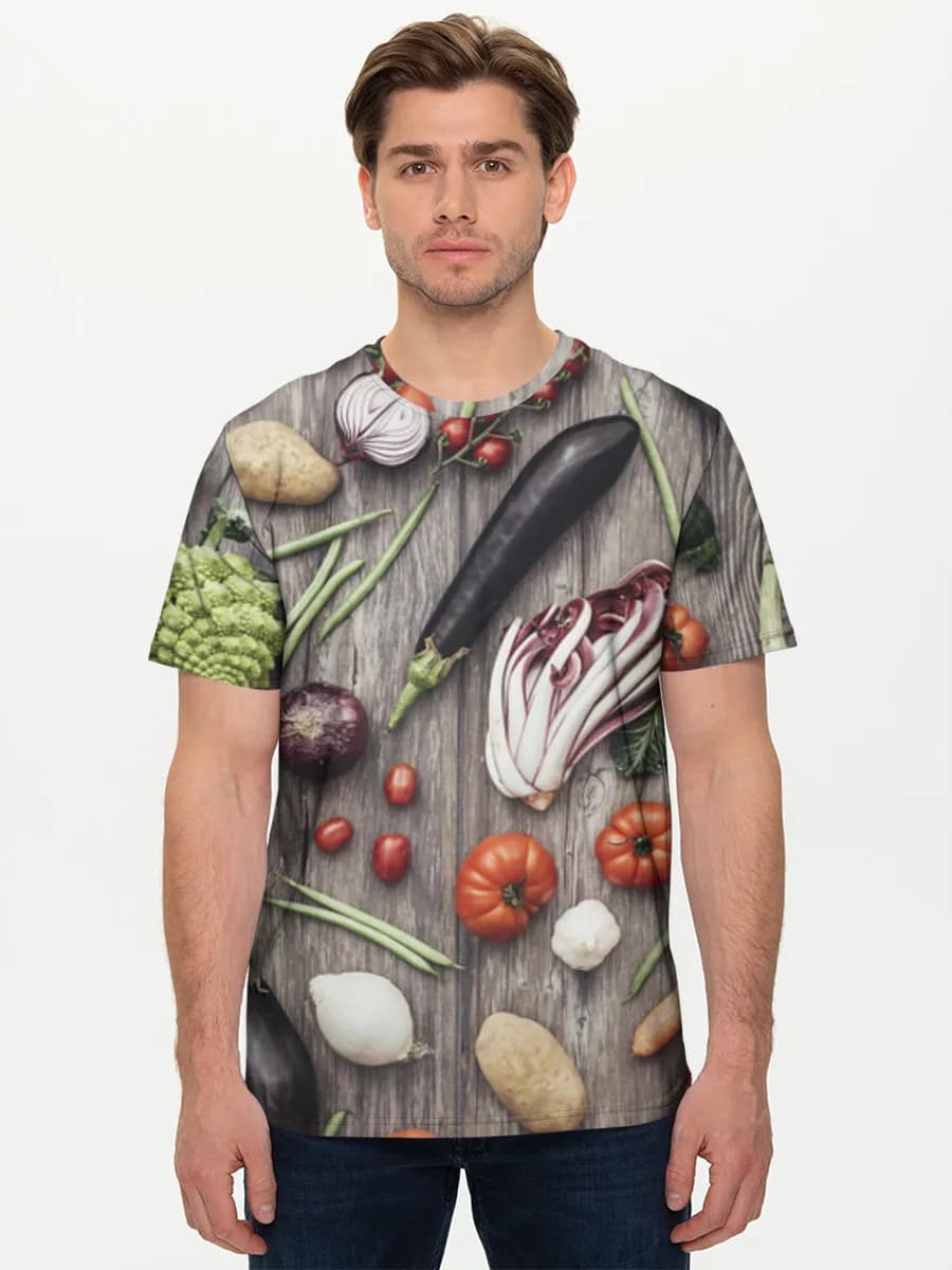 Men's basic cotton T-shirt