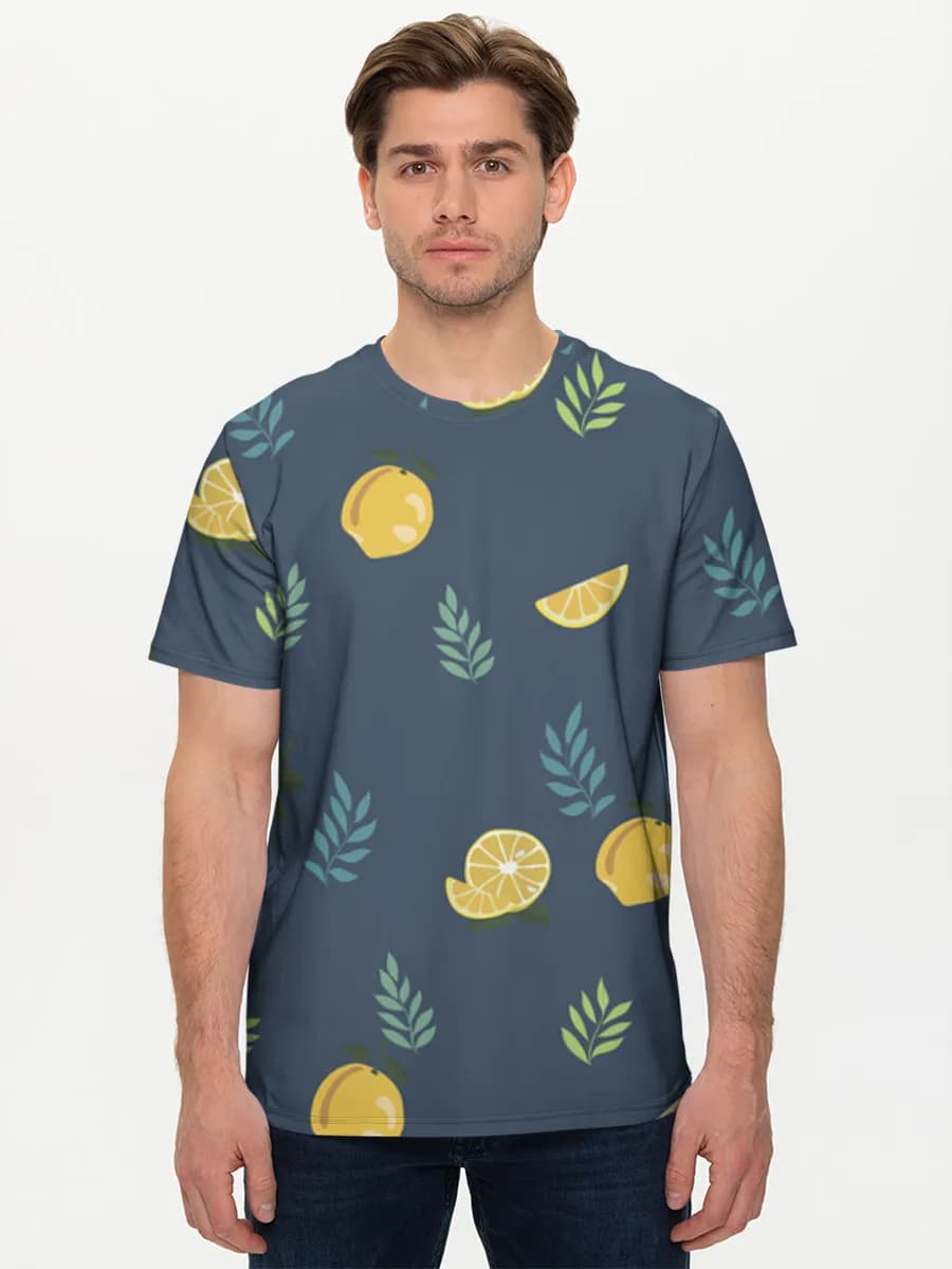 Men's basic cotton T-shirt