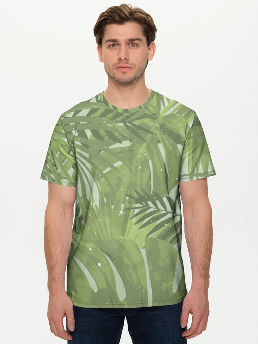 Camiseta básica de algodón para hombre