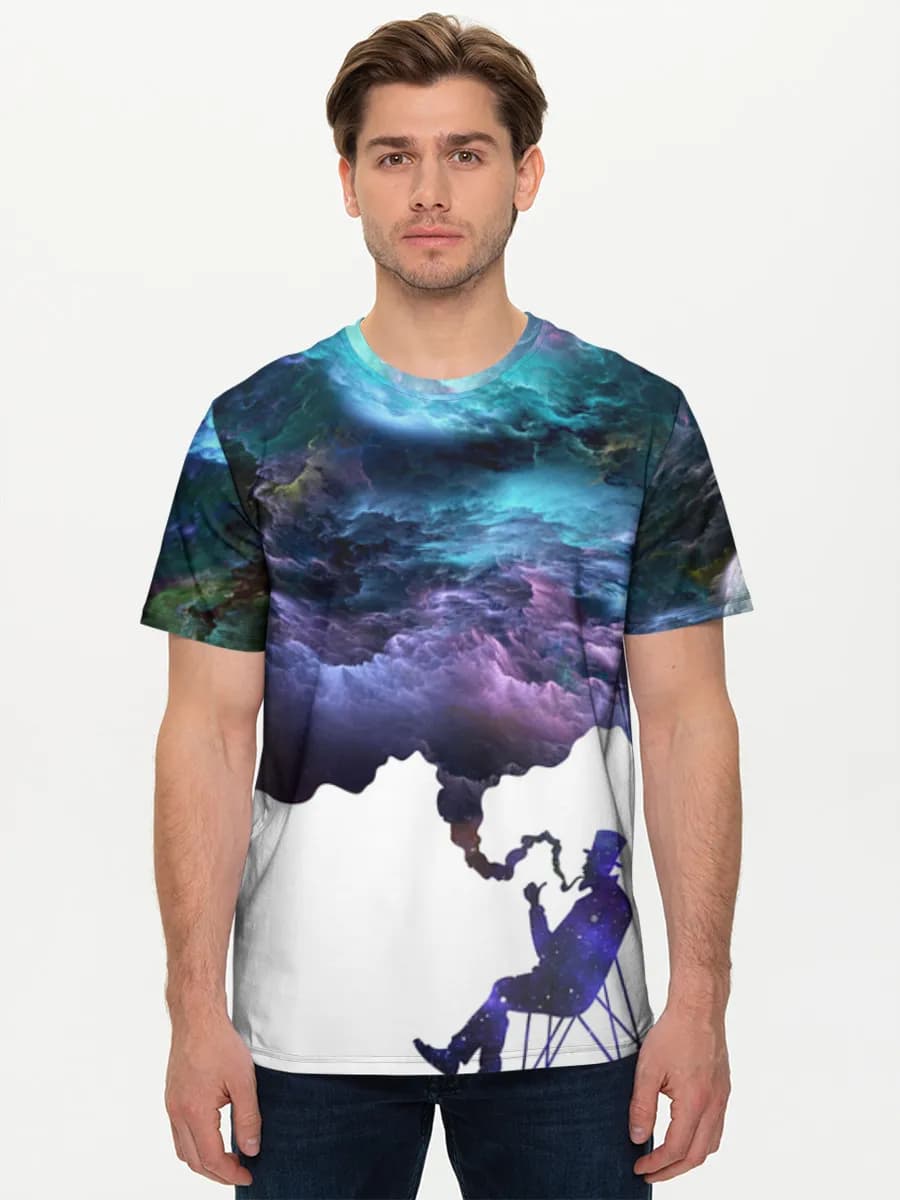 Men's basic cotton T-shirt