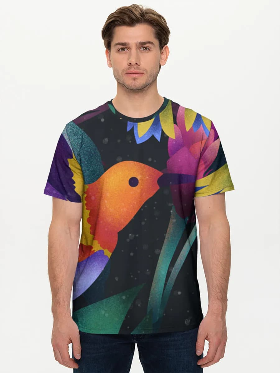 Men's basic cotton T-shirt