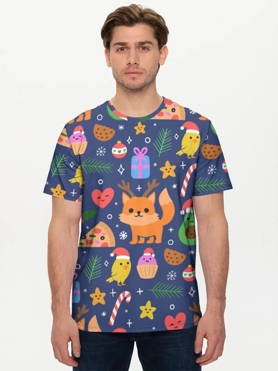 Men's basic cotton T-shirt