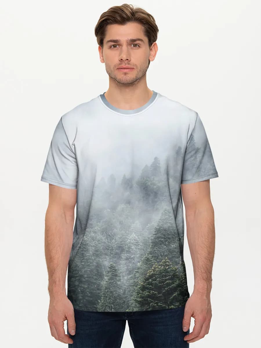 Men's basic cotton T-shirt
