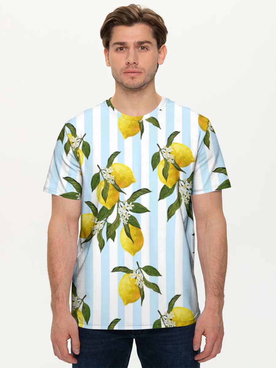 Men's basic cotton T-shirt