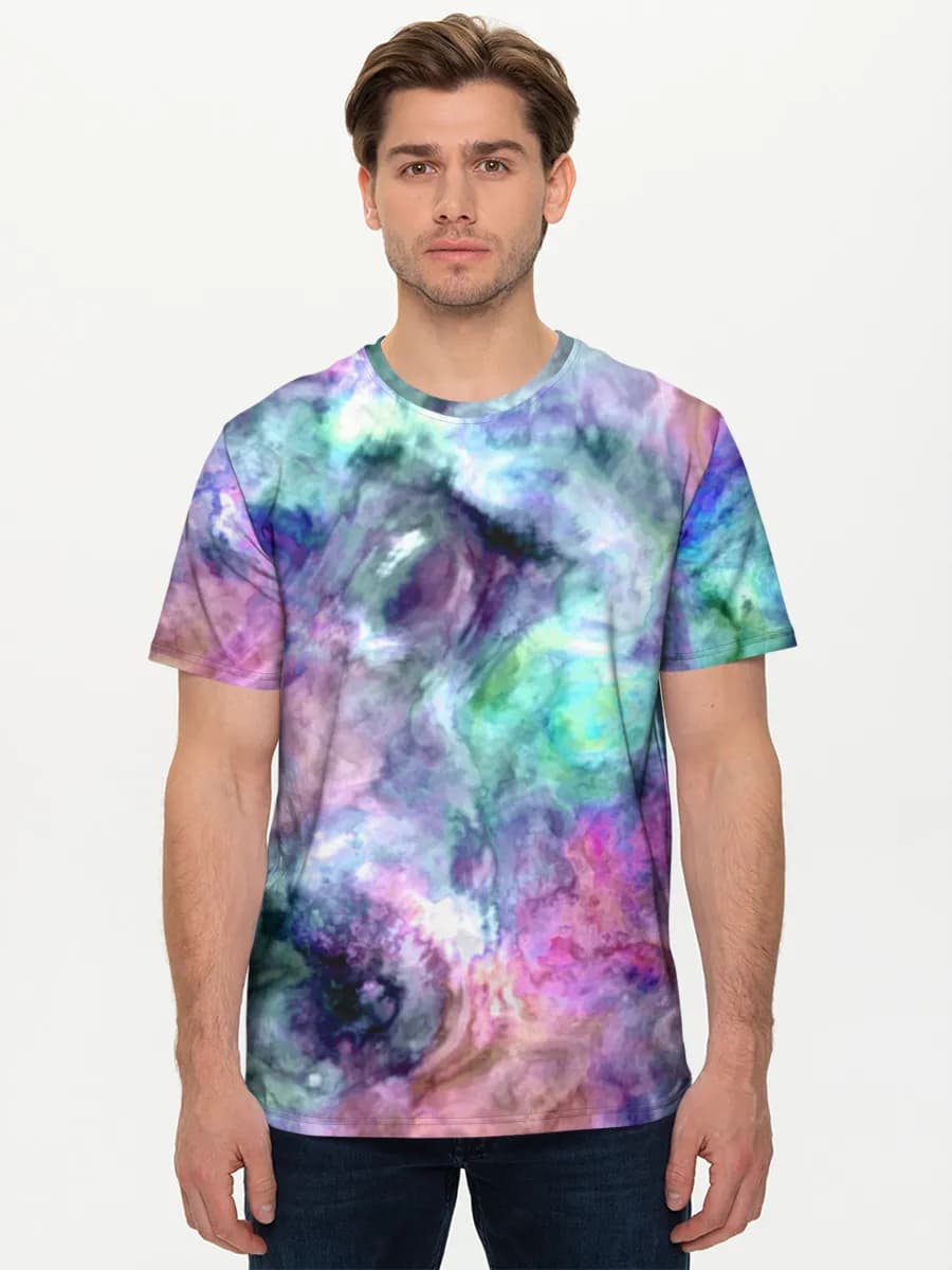 Camiseta básica de algodón para hombre