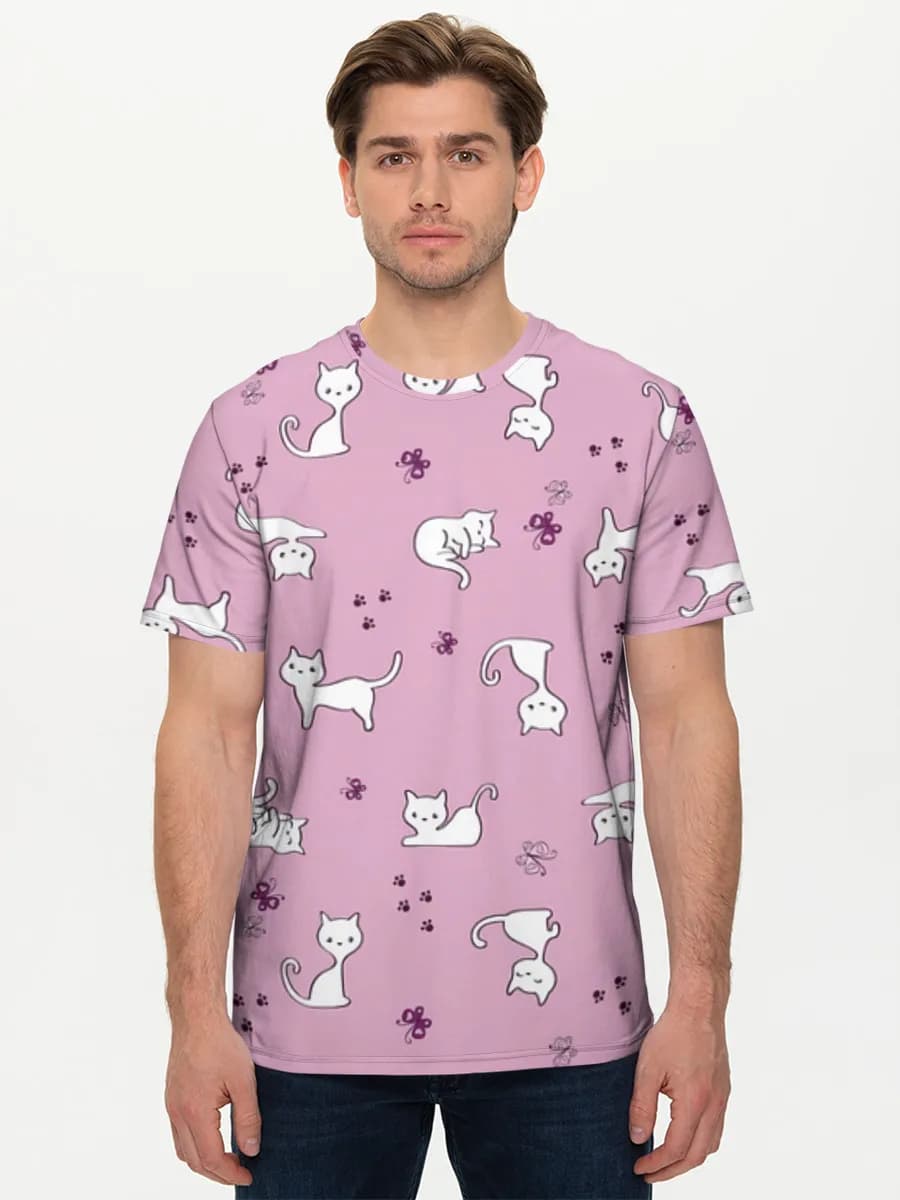 メンズ ベーシック コットンTシャツ
